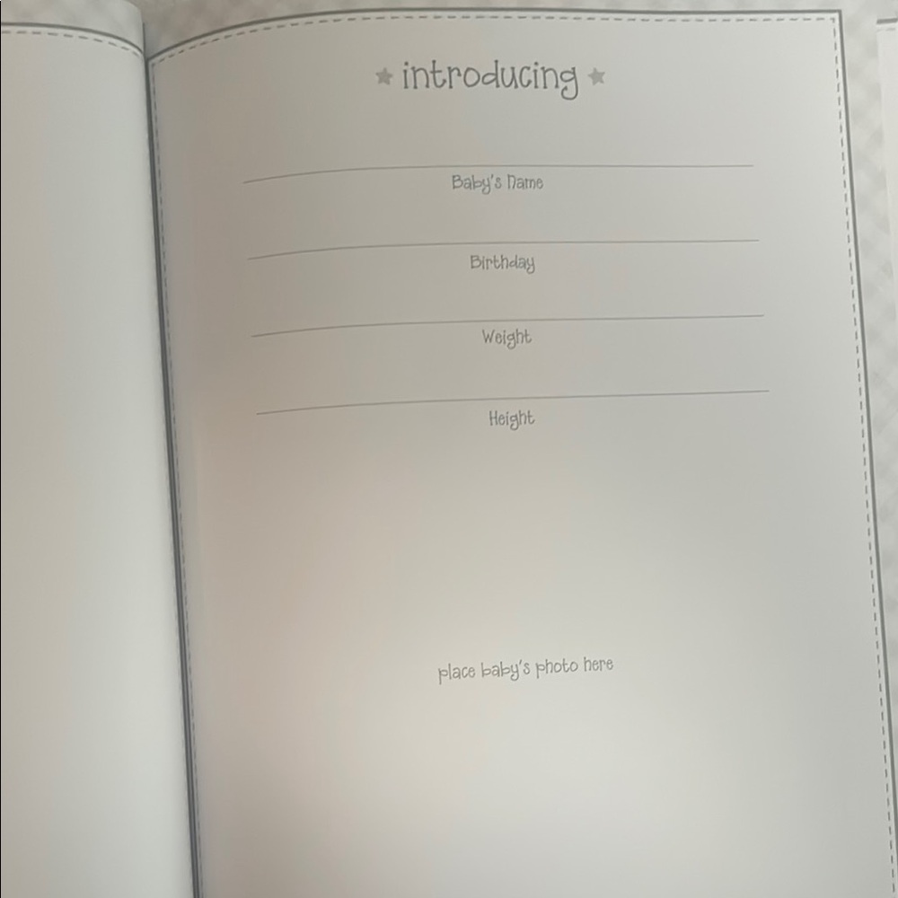 Baby Photo Album - Gray - Picture 6 of 6
